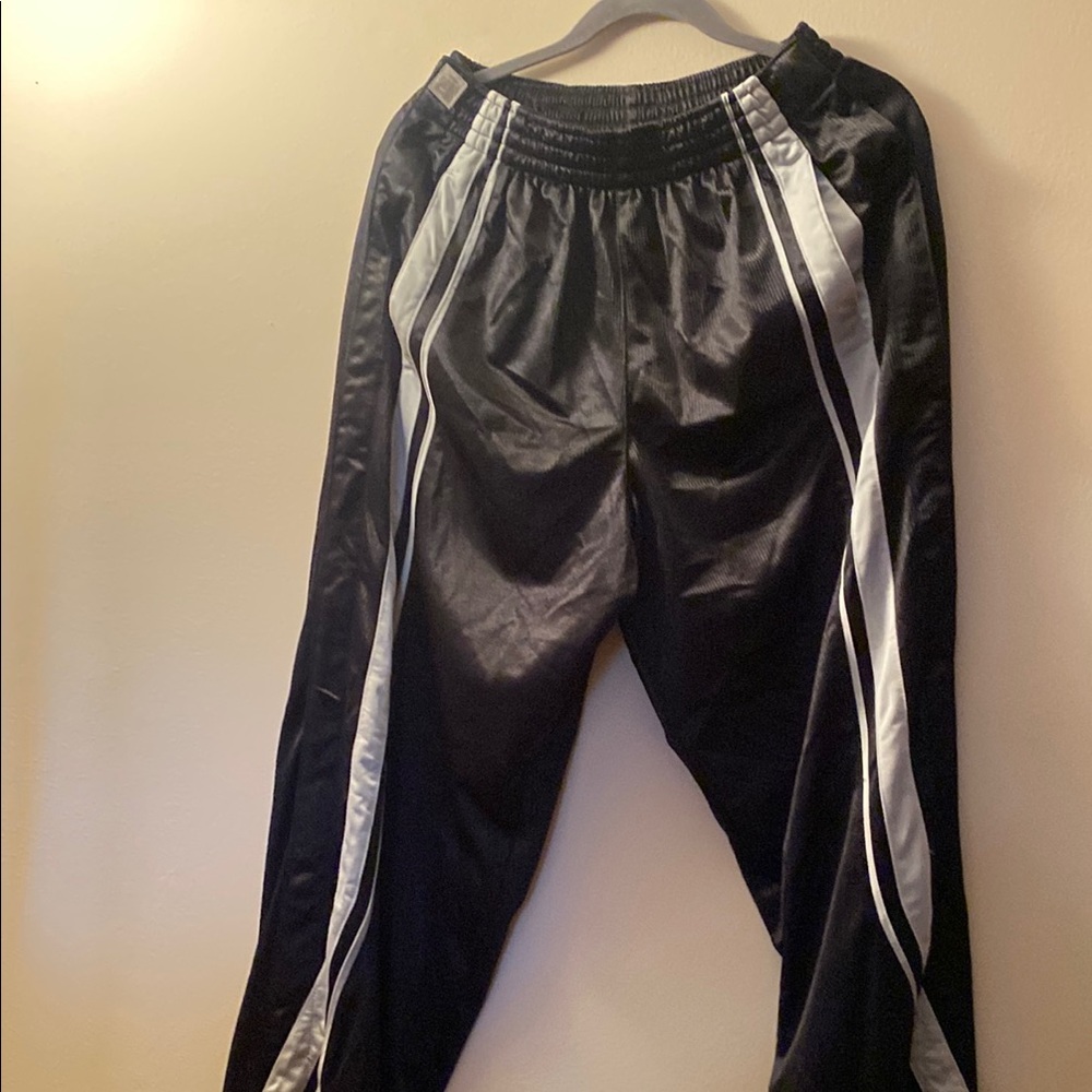 Nike Black Polyester Track Pants